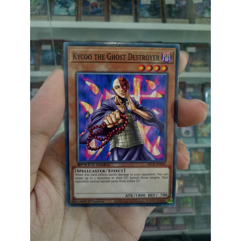 Thẻ Bài Lẻ YugiOh! Mã SBCB-EN006 - Kycoo the Ghost Destroyer - Common - 1st Edition