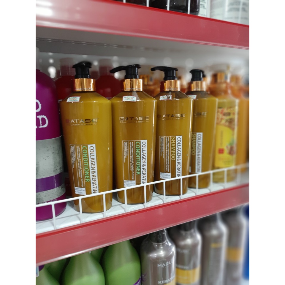 Bộ Dầu gội xả Gatase Collagen Keratin 500ml