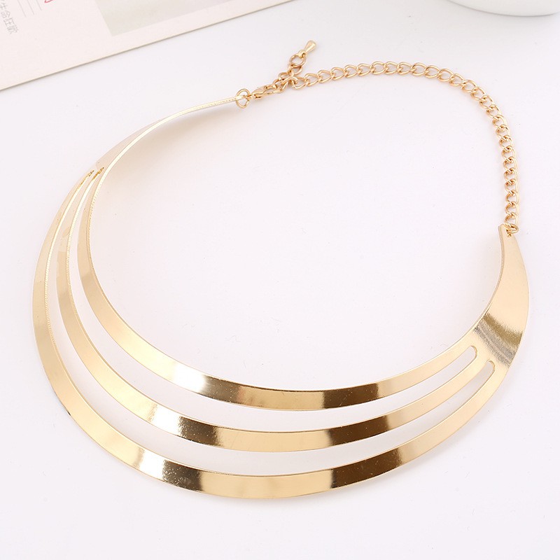 Kiềng cổ 3 tầng, vòng cổ tịnh độ phụ kiện đôn hoàng phong cách boho, Mông Cổ - Tây Tạng