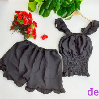 Bộ voan lụa cảnh tiên quần đùi