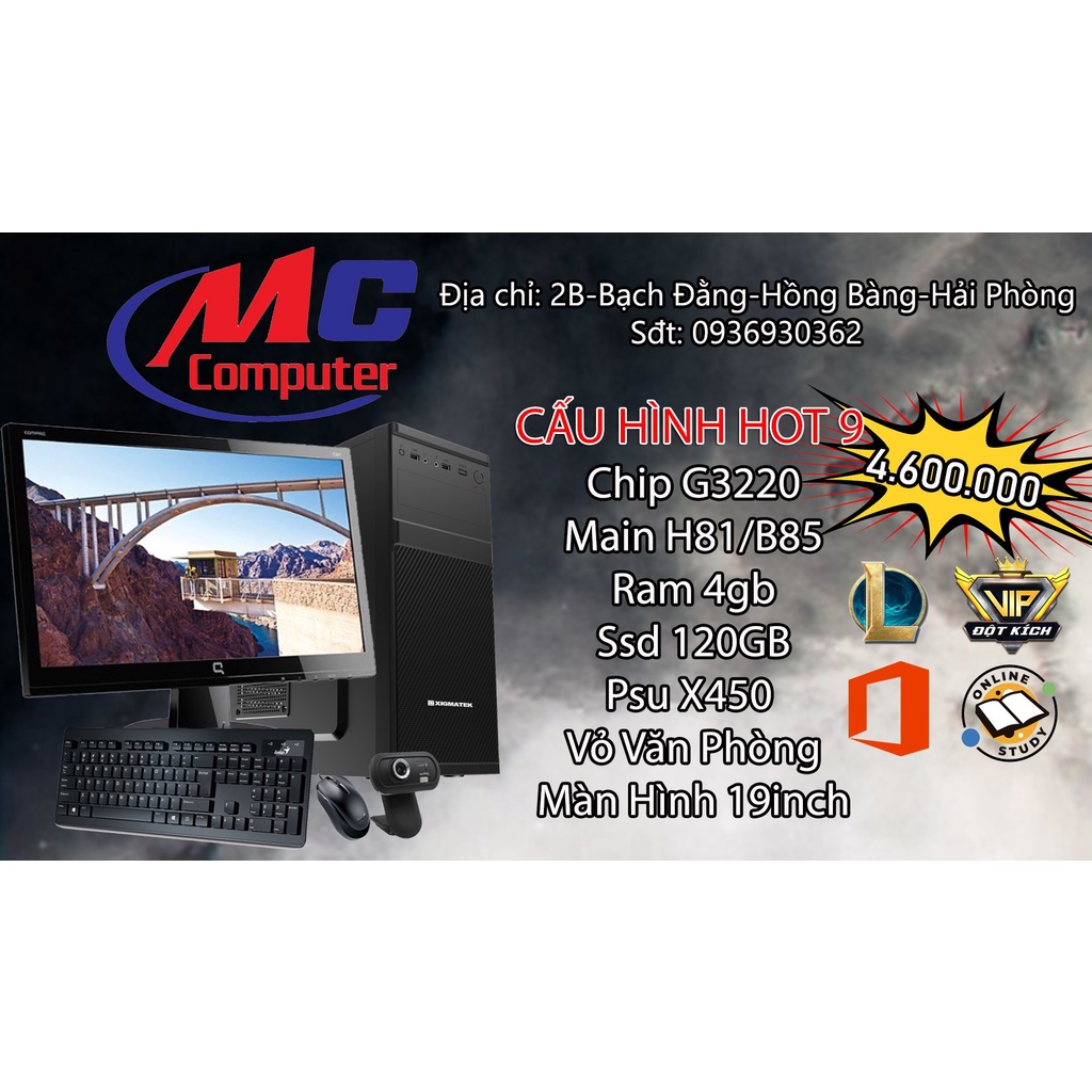 Máy tính chơi game cấu hình đang HOT 9