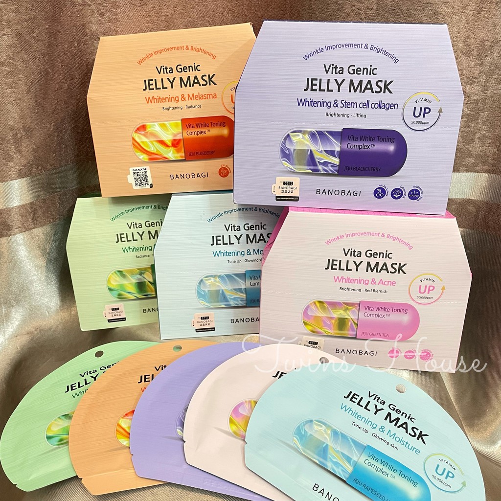 Mặt Nạ Vita Geic Jelly Mask BANOBAGI Vitamin A B C E