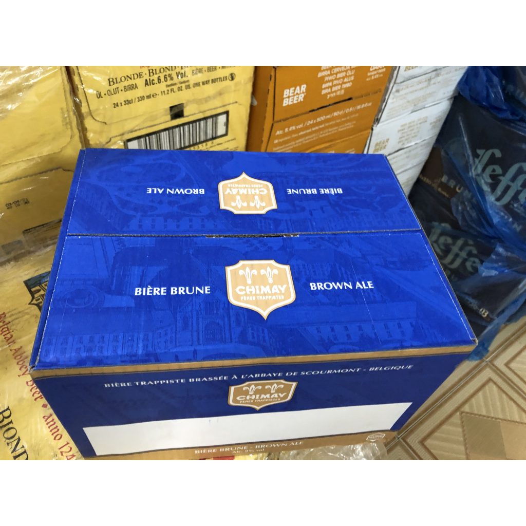 thùng 12 Bia Chimay xanh 9% Bỉ – chai 330ml