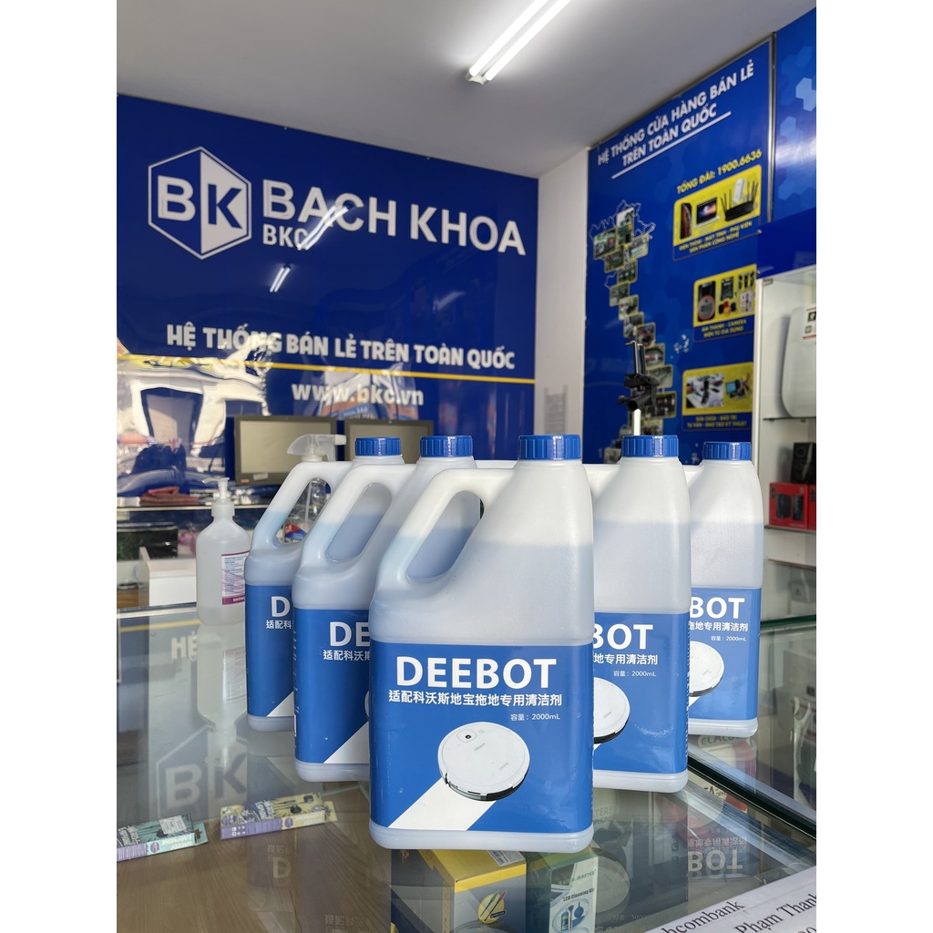 Nước lau sàn chuyên dụng dành riêng cho Robot lau nhà Ecovacs Deebot/Xiaomi/iRobot/iLife/Neato/Liectroux/Dreame 1Lít/2Lí