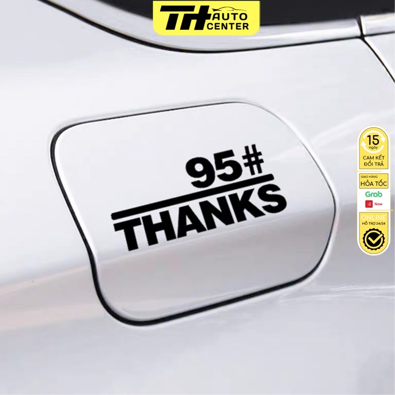 Tem dán nắp xăng A95,decal dán nắp xăng A95 tiện lợi phukienxehoith