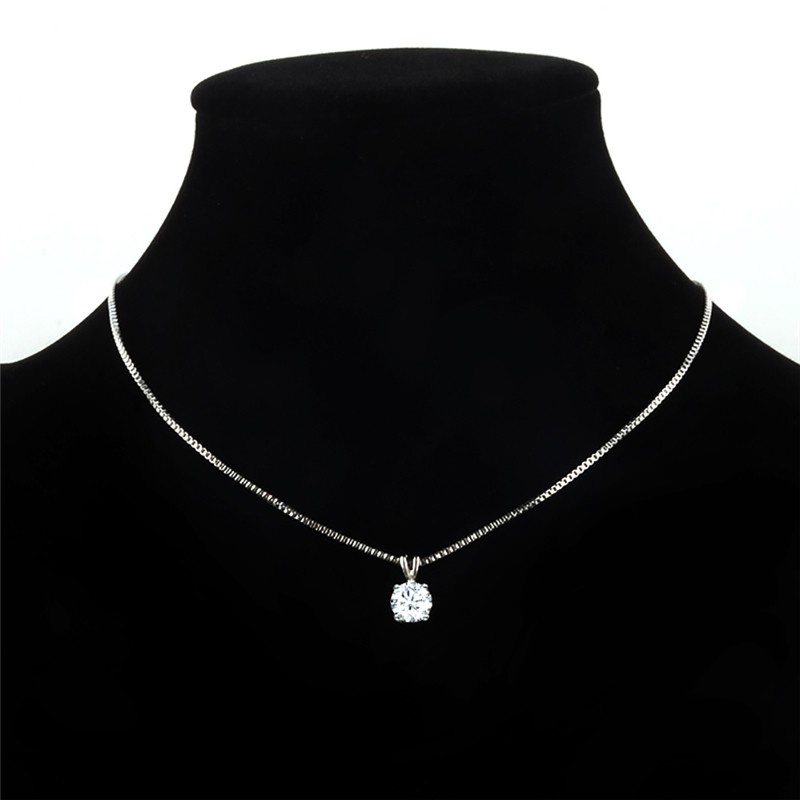 Vòng cổ nữ mặt đá Zircon 8mm
