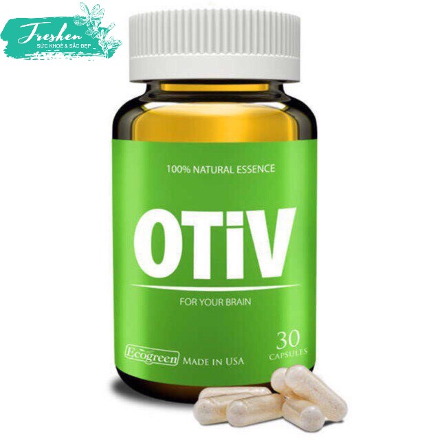 ✅ (CHÍNH HÃNG) OTIV Hô Trợ Cải Thiện Mất Ngủ - Đau Nửa Đầu -Tăng Cường Trí Nhớ