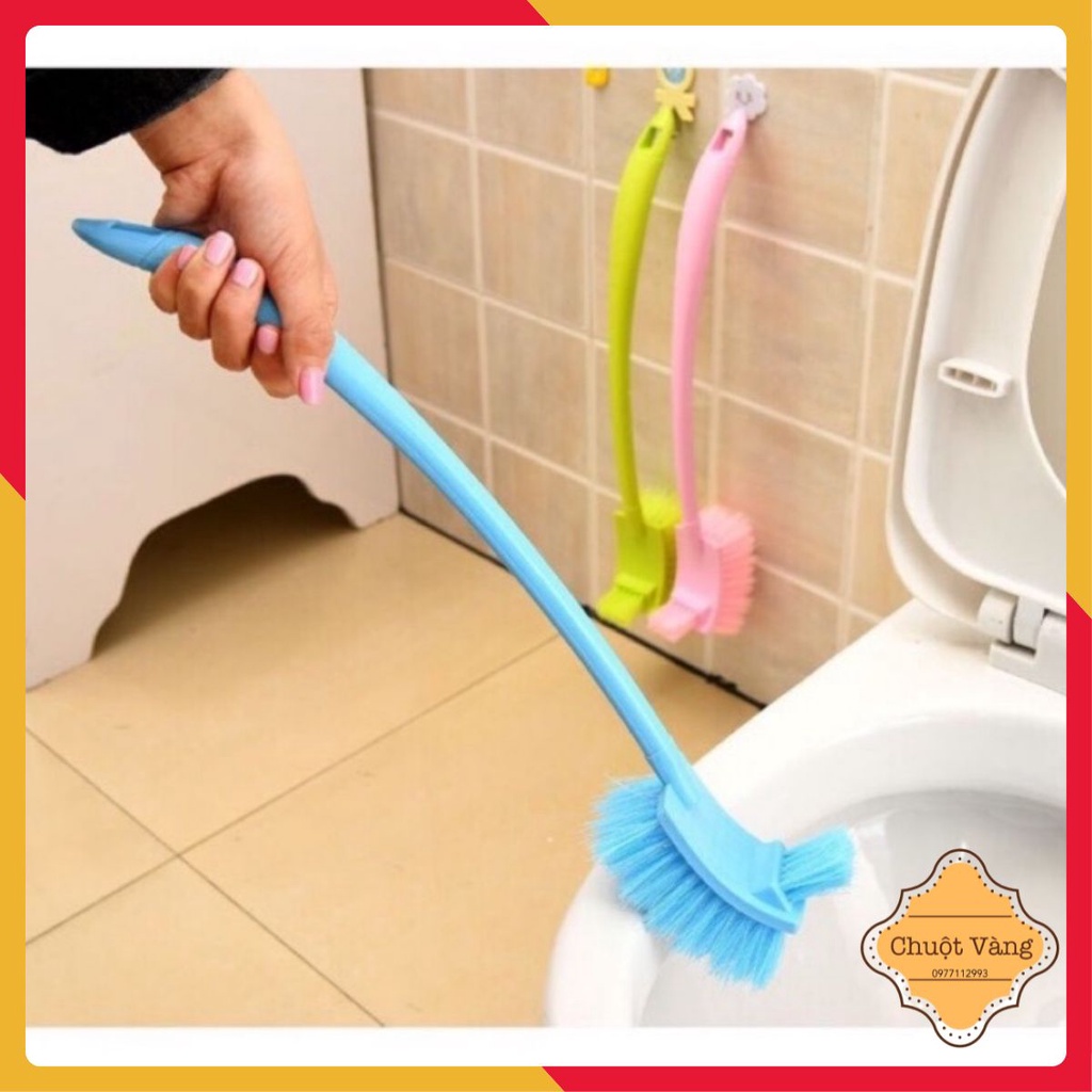 Chổi Cọ Toilet Siêu Sạch Chổi Cọ Nhà Vệ sinh, Cọ Toilet, Cọ Bồn Cầu Thông Minh 2 Đầu