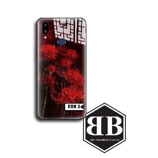 Ốp lưng kính cường lực Samsung A10s hình hoa bỉ ngạn đẹp xuất sắc