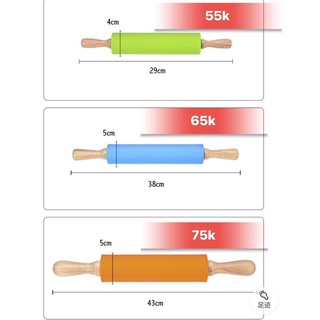 Cán bột Silicon trục lăn