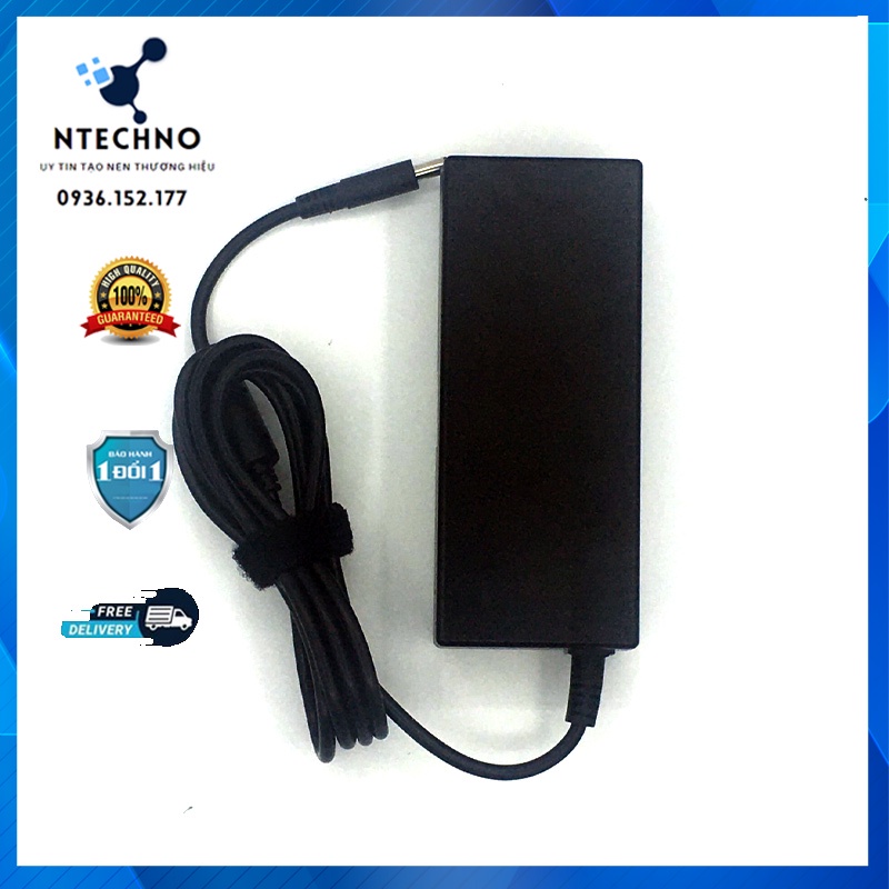 Sạc Zin Laptop Dell 19.5V - 4.62A 90W Chân Kim Nhỏ 4.5*3.0mm cho Dell 5568 3558 3458⭐Tặng kèm dây nguồn-Bảo hành 12Tháng