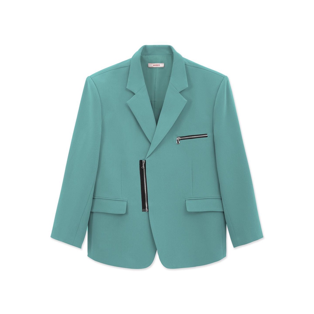 [Mã FASHIONMALLT4 giảm 15% đơn 150k] Áo Blazer AODEC O2 Zip Đen