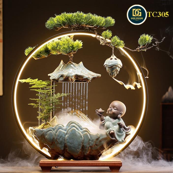 THÁC NƯỚC ĐỂ BÀN MINI THIẾT KẾ ĐỘC ĐÁO TC3