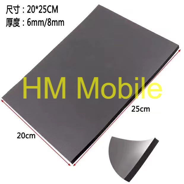 Cao su đen thần thánh ép kính 260x190mm (dầy 6, 8, 10mm)