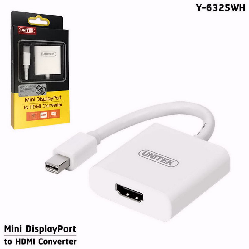 Cổng chuyển mini Display Port sang HDMI Unitek Y-6325