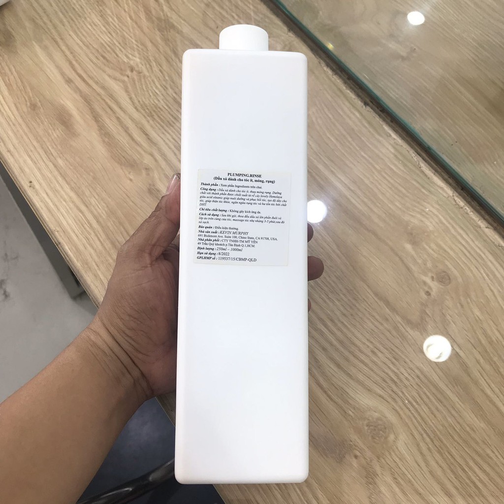 Dầu xả cho tóc dầu, ít, mỏng, rụng và kích thích mọc tóc Plumping.Rinse Kevin.Murphy 1000ml