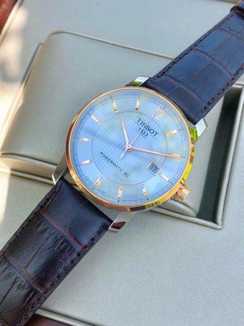 Đồng hồ nam hiệu Tissot mã T087 - Máy Automatic - Kính Sapphire - Dây da chính hãng