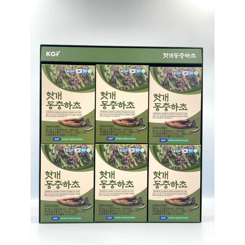 Nước Bổ Gan Đông Trùng Hạ Thảo Kgf Hàn Quốc, Hộp 30 Gói * 50ml, Giúp Thải Độc, Làm Mát Gan Hiệu Quả