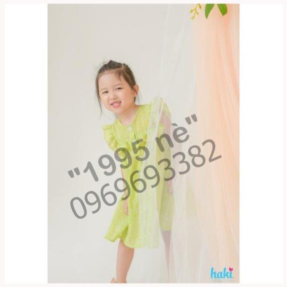 Váy bèo sát nách - xanh cốm - Haki-HK426 ( Hàng Việt Nam xuất khẩu)