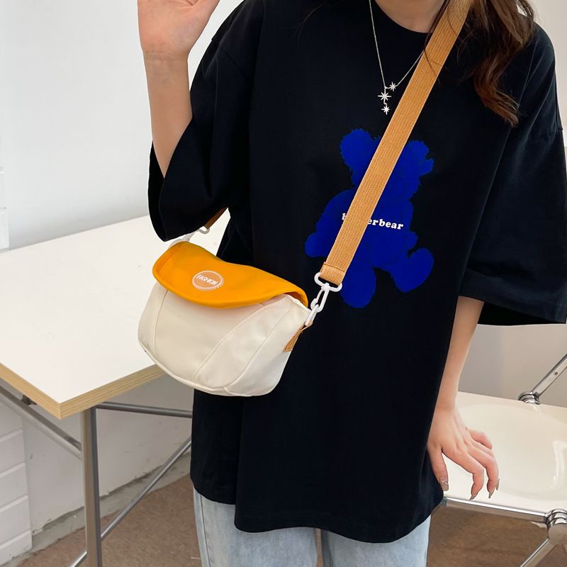 Oeteo Túi Đeo Chéo canvas Mini Thời Trang Cho Nam Nữ