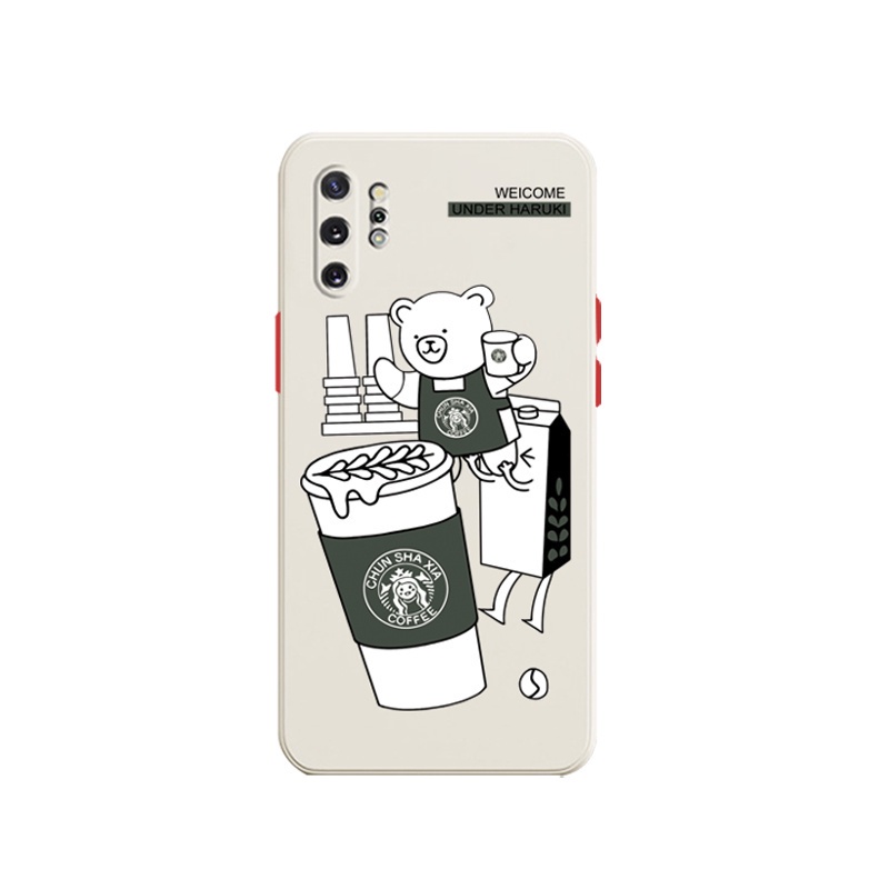 Ốp điện thoại Koosuk cho Samsung Galaxy Note 8 9 10 Plus note 20 silicon siêu mềm viền vuông