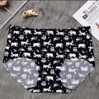 (CÓ BIGSIZE) Quần lót su không viền hình thú cute dễ thương