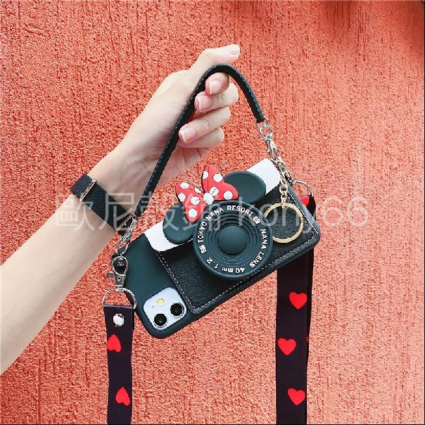 Ốp Điện Thoại Gắn Ví Hình Mickey Minnie Cho Oppo A75S A73 A92 A72 A75 A31 A52 A53 | BigBuy360 - bigbuy360.vn