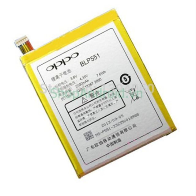 Pin Oppo R809 BLP 551 2000 mAh xịn mới 100% có bảo hành