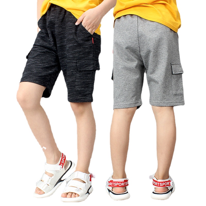 Quần short SOFFNY chất liệu cotton mềm mại co giãn tốt dáng rộng thời trang dành cho bé trai từ 4-16 tuổi