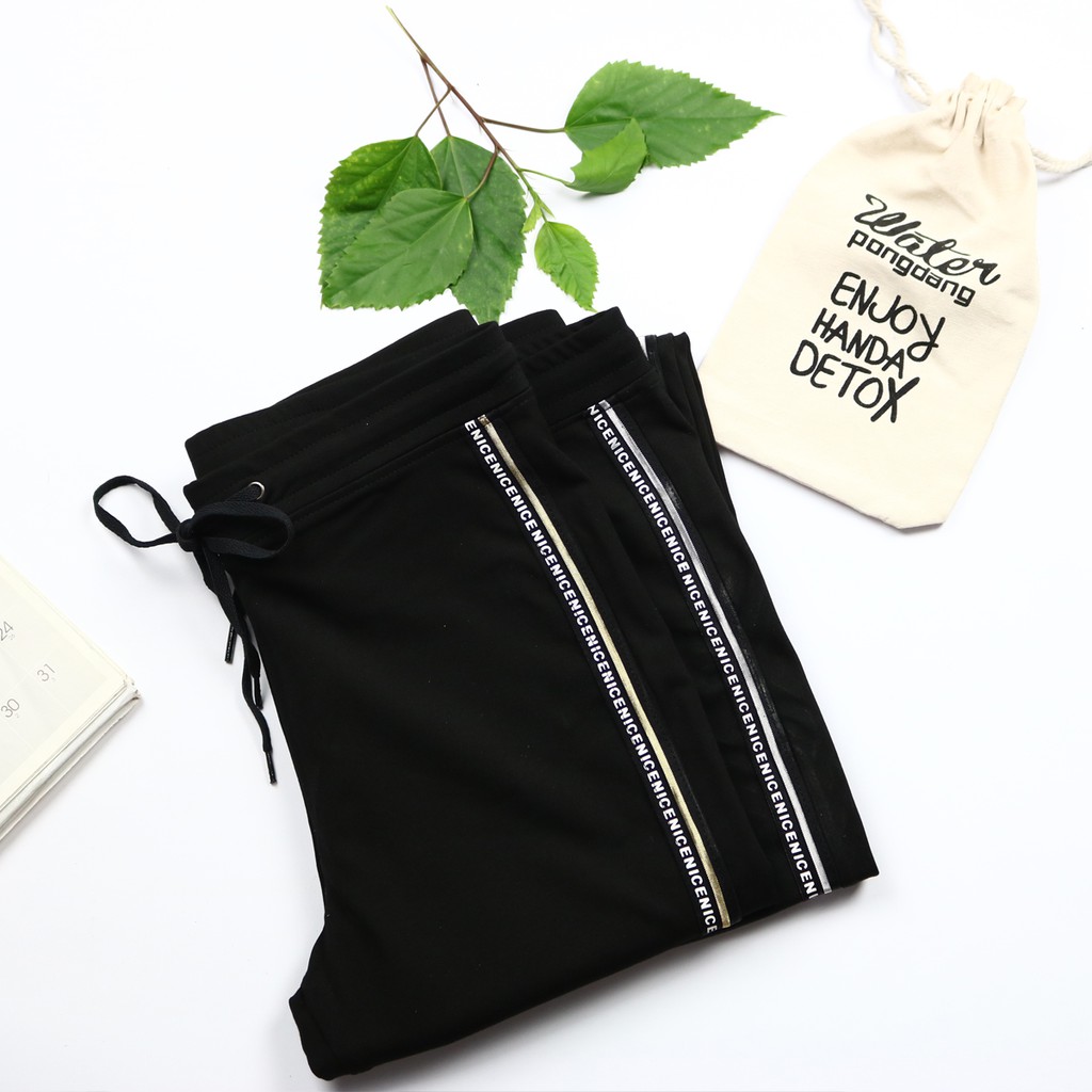 Quần legging sọc NICE co giãn thoải mái | BigBuy360 - bigbuy360.vn