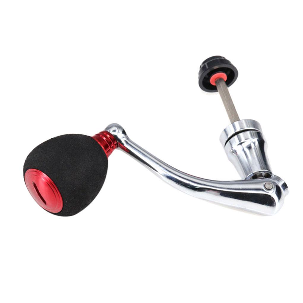 Núm Tay Cầm Guồng Quay Cần Câu Cá Bằng Kim Loại