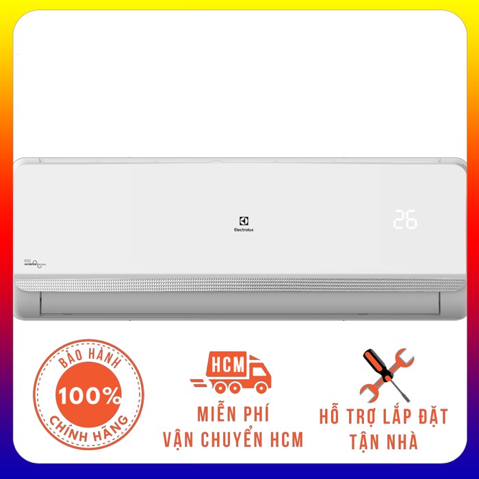 [Giao HCM] - Điều hòa Electrolux ESV18CRR-C3I, 1 chiều, 2.0HP, Inverter, R32 - Hàng Chính Hãng