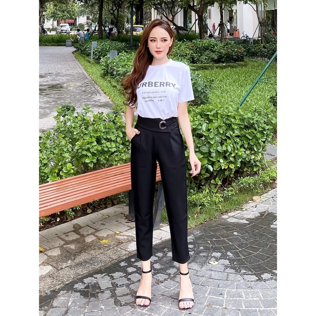 Quần Baggy Đai Tròn