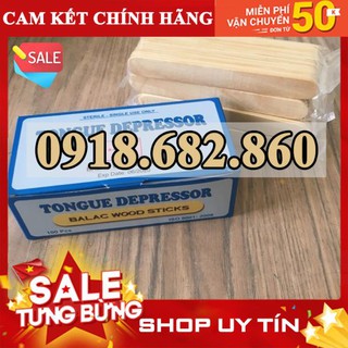 Que Đè Lưỡi Gỗ (Hộp 100 cái)