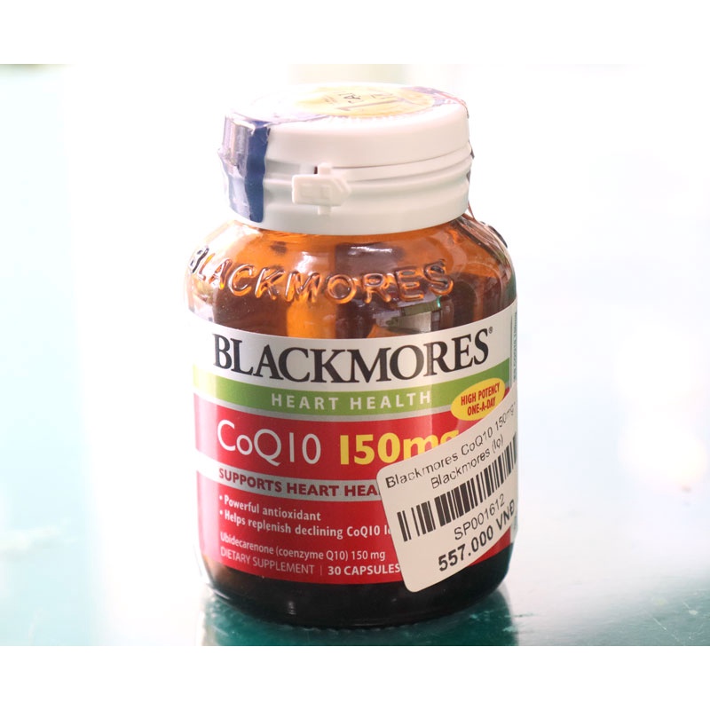 CoQ10 150mg Blackmores- Hỗ trợ duy trì chức năng tim khỏe mạnh, giúp ổn định huyết áp và giúp tăng cường miễn dịch