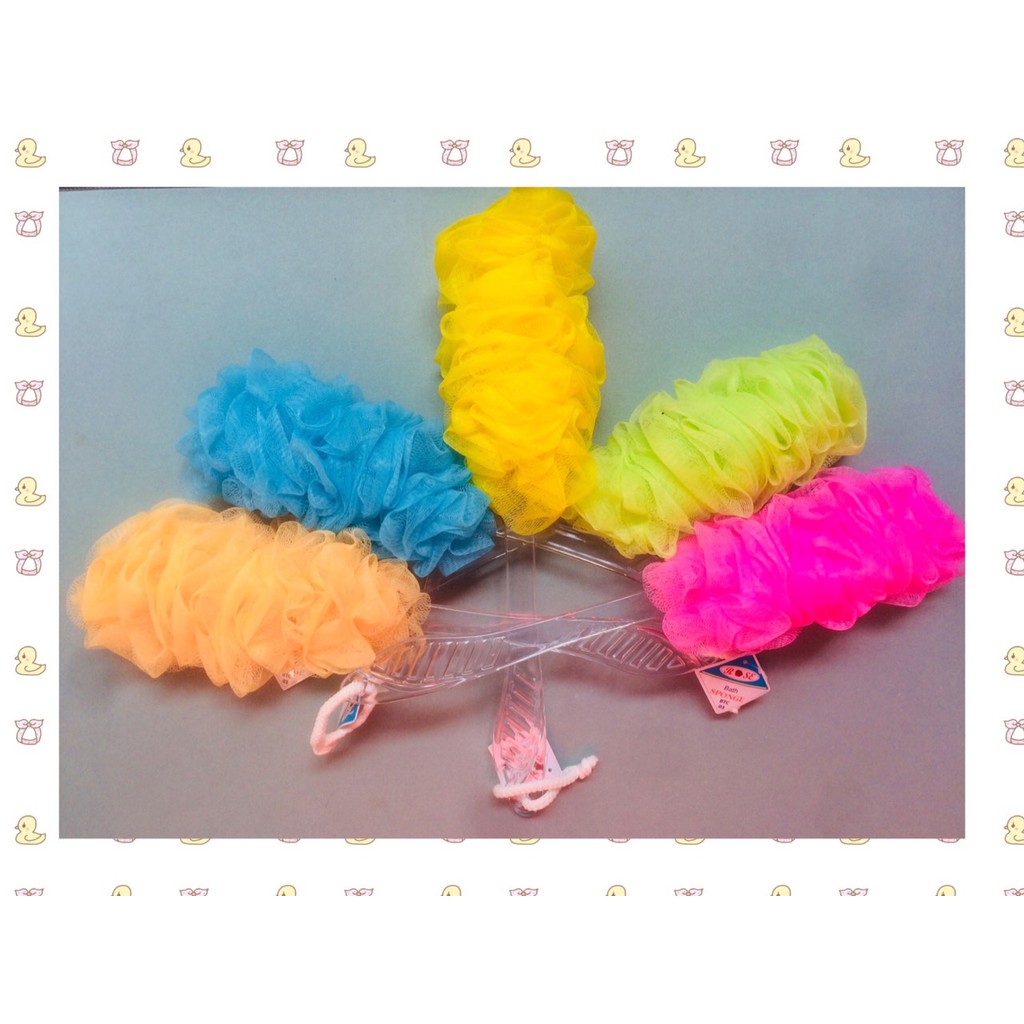 Cây tắm Cọ lưng dài tạo bọt cao cấp ROSE (nhiều màu)