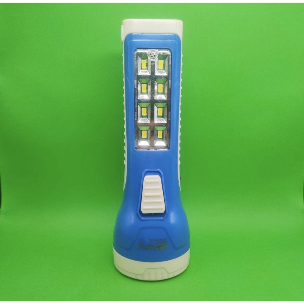 Đèn pin sạc cầm tay 2 chế độ sáng, đèn pin có thêm 8 bóng Led tiện dụng