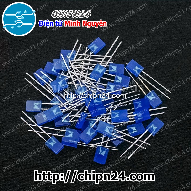 [25 CON] Led Dẹp 2x5x7mm Vỏ Đục (2x5x7) - [Chọn Loại]