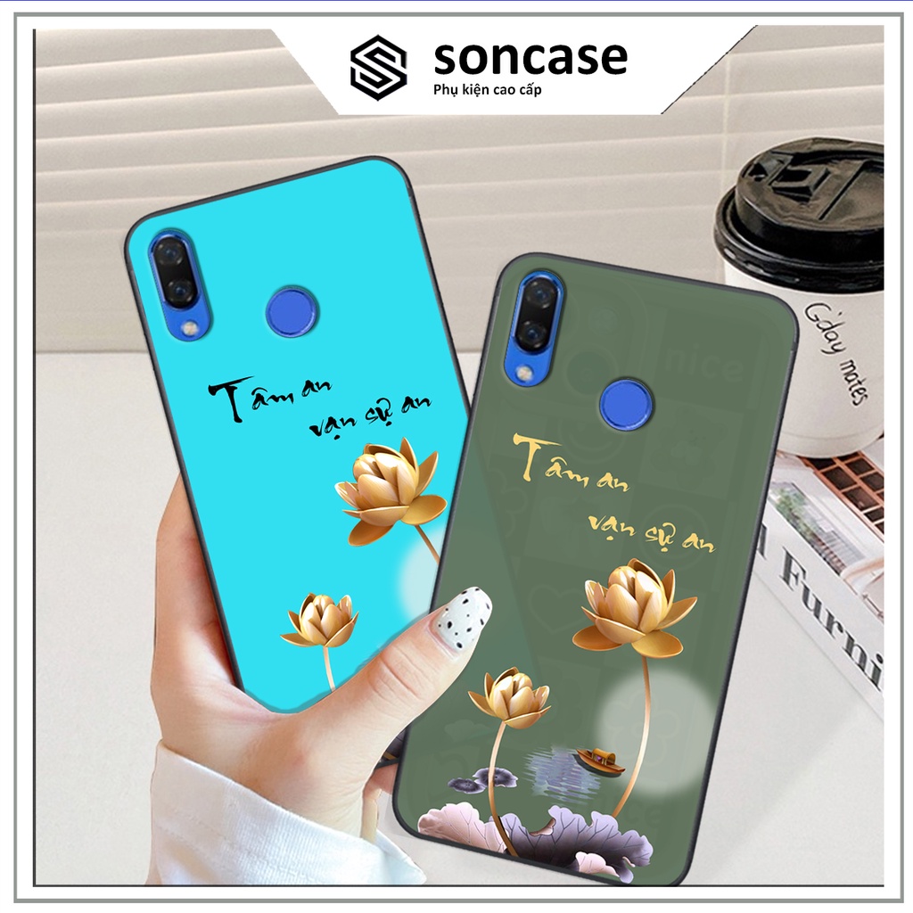 Ốp Huawei Nova 3 / Nova 3i in hình màu Tâm An Vạn Sự An, ốp lưng cao cấp chất lượng