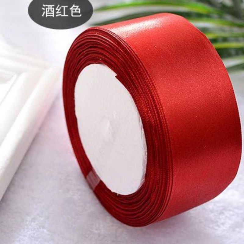 1 CUỘN RUY BĂNG LOẠI 4 PHÂN DÙNG LÀM NƠ CHO BÓ HOA  ,LÀM HOA RUY BĂNG ,LÀM DỒ HANMADE