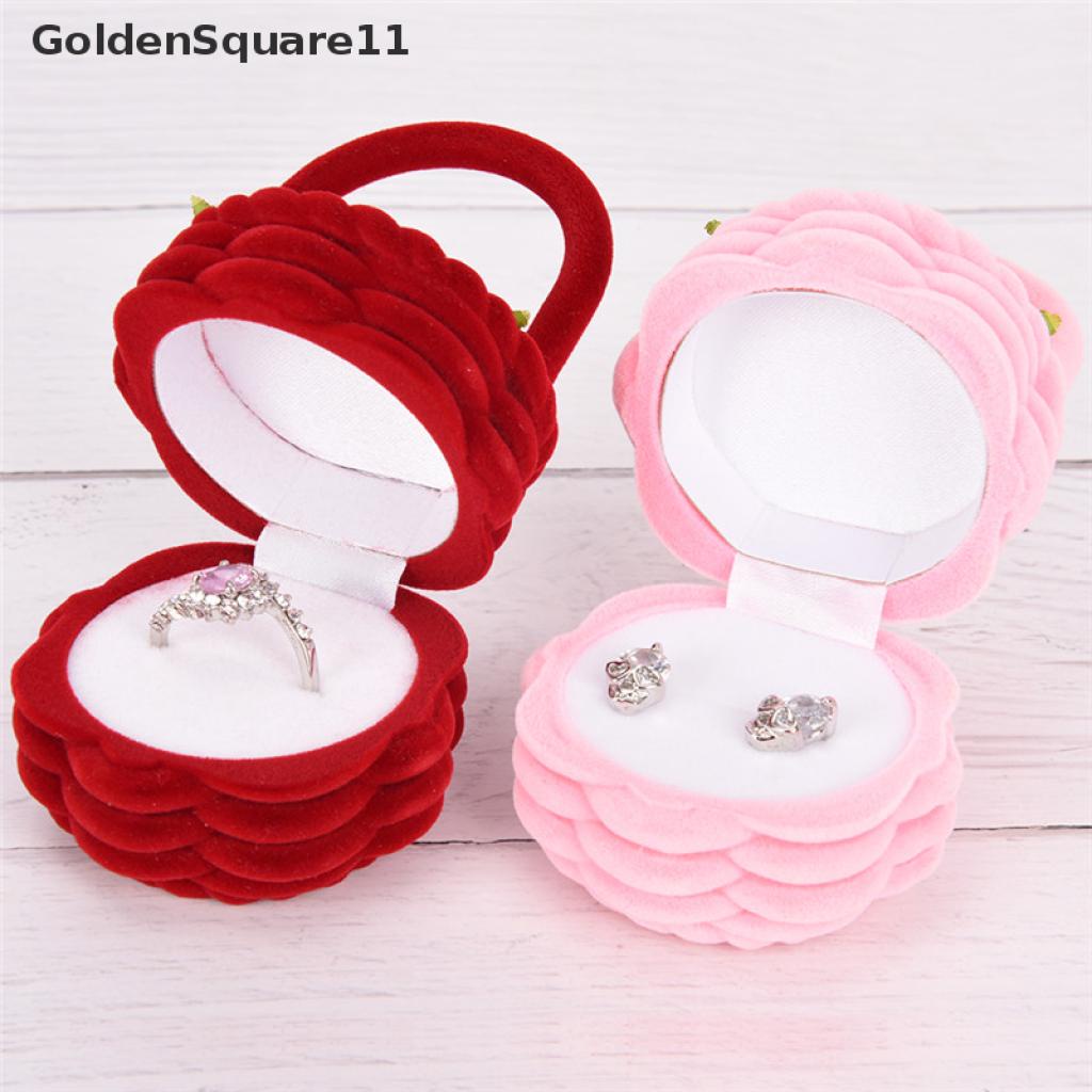 Hộp Đựng Trang Sức Bằng Nhung Hình Hoa Sang Trọng 11