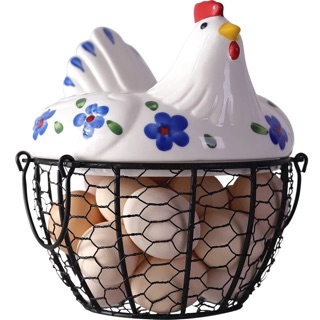 (Order) Rổ đựng trứng hình con gà