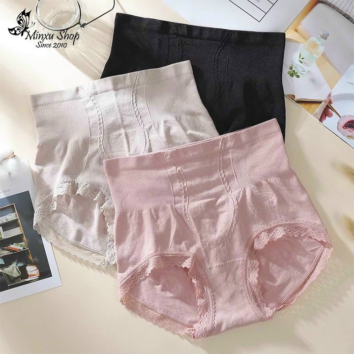 Quần lót nữ cotton CẠP CAO - NÂNG MÔNG - GEN BỤNG co giãn 4 chiều tạo form đẹp, kháng khuẩn Minxu shop 2003