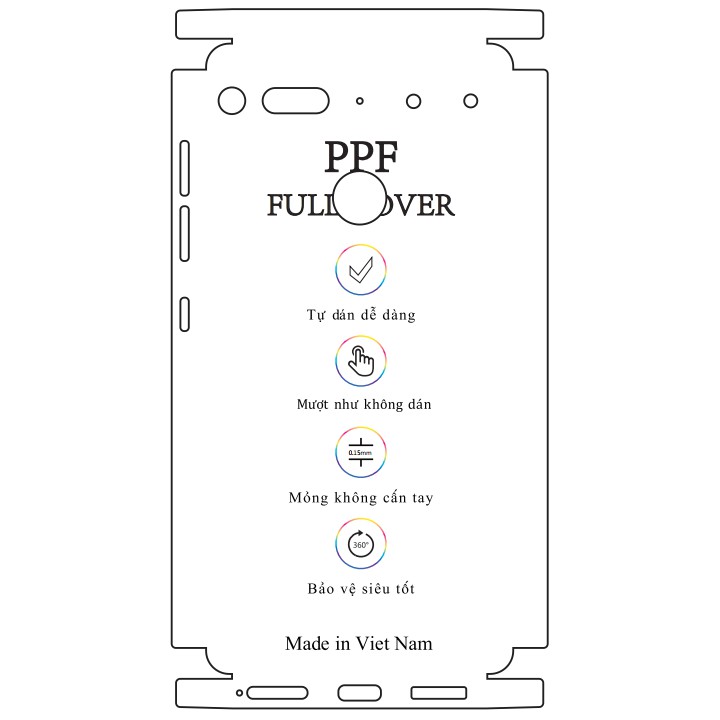 Dán dẻo PPF Essential Phone mặt sau full viền