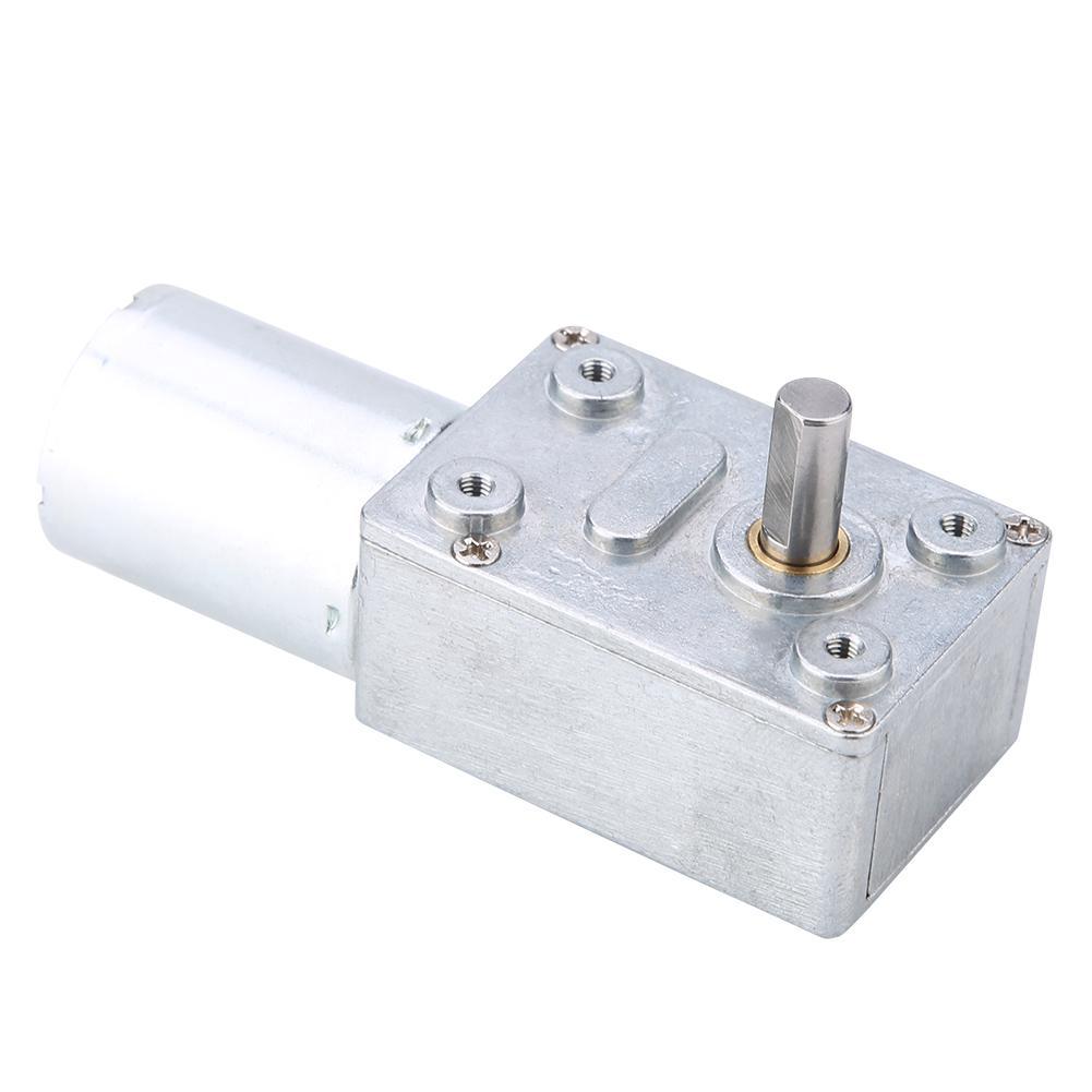 Động cơ bánh răng mô men xoắn cao dc 12v 10rpm với hộp giảm tốc kim loại diy