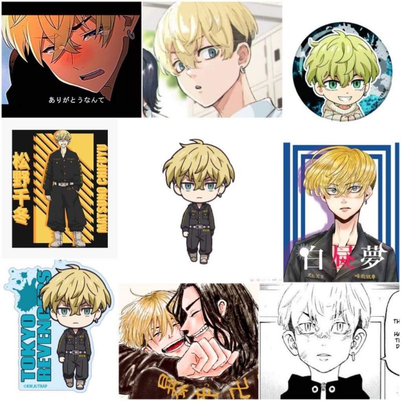 10-50 hình dán Stickers Chifuyu Matsuno-Tokyo Revengers Decal