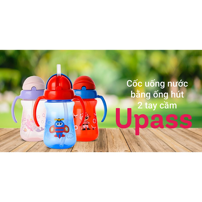 [Mã 267FMCGSALE giảm 8% đơn 500K] Bình tập uống Upass 150ml (0080)