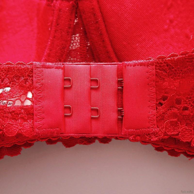 Set áo ngực 2 dây &amp; quần lót nữ họa tiết ren thêu gợi cảm