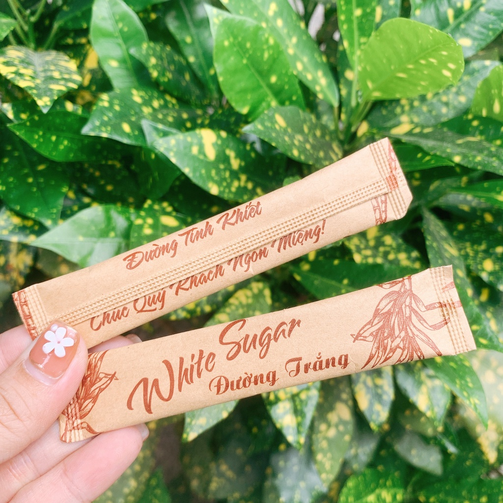 Đường gói nhỏ, đường que dùng quán cà phê tiện lợi nhỏ gọn -  gói 5gr
