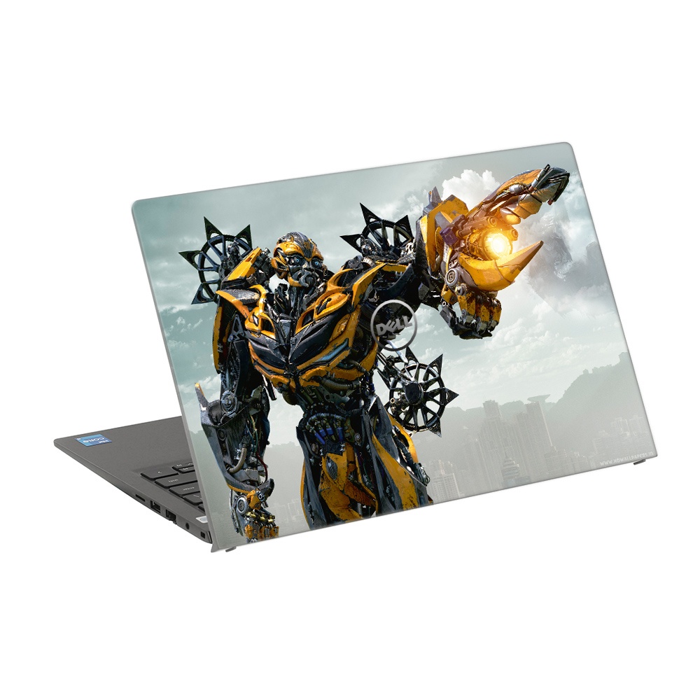 Skin Laptop Hình Bumblebee in theo yêu cầu (cho các dòng máy Dell, Asus, Acer, Macbook, Lenovo, MSI, HP, VAIO...)